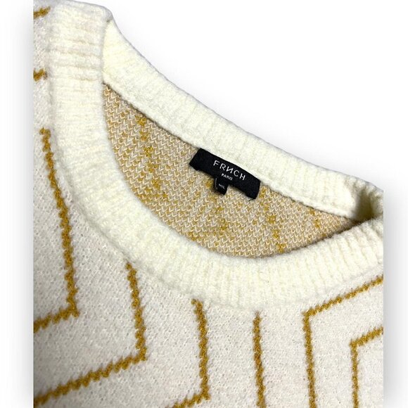 FRNCH Paris Luxury Designer Super Soft Knit Sweater  Womens M/L - Picture 2 of 4